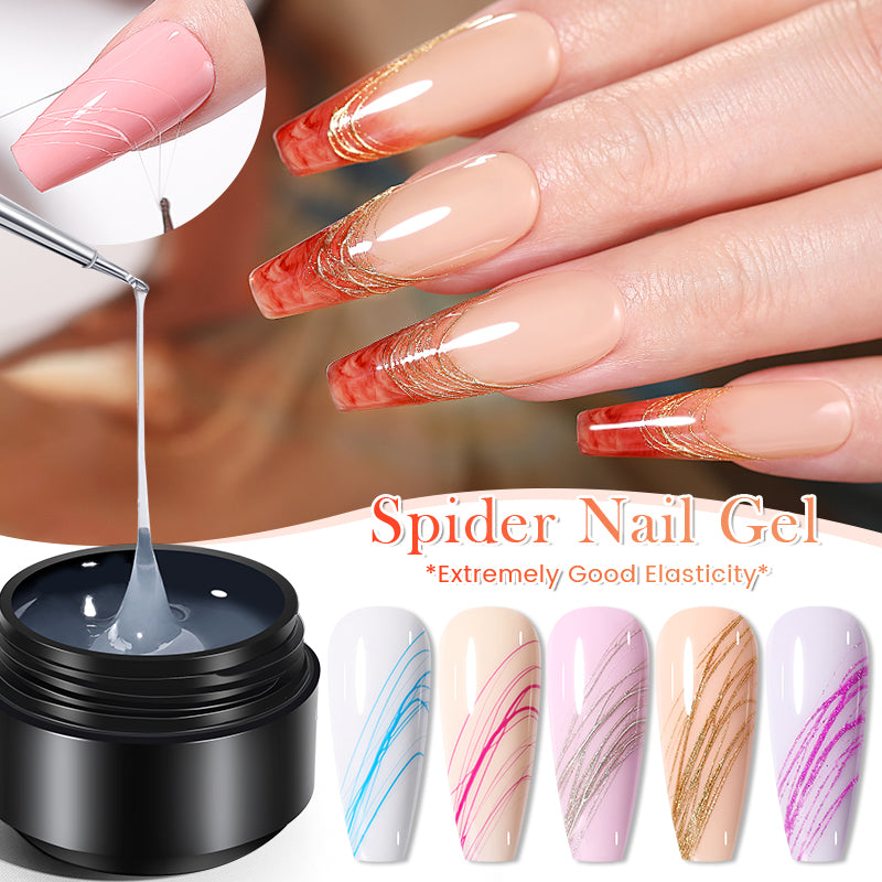 Spider Nail Gel; Semi-Solid "CLEAR" (15ml)