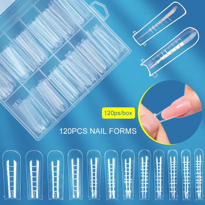 120pcs PolyGel Nail Forms - KOSKOE