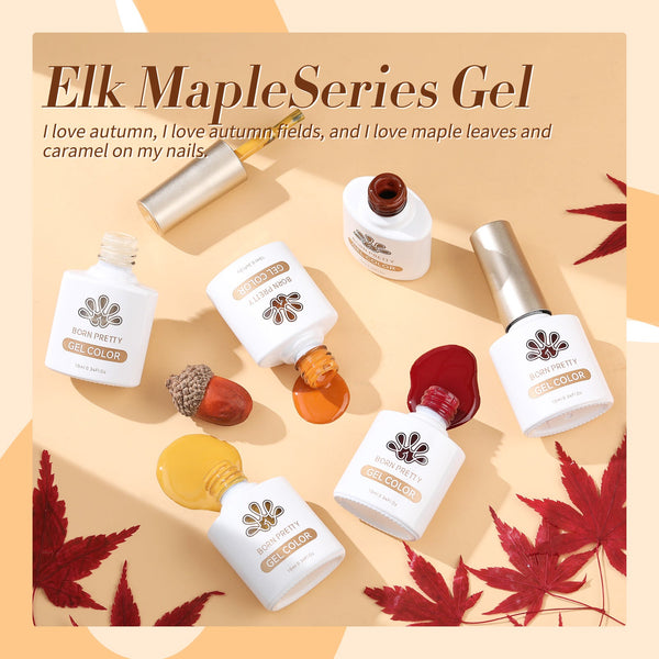 "Elk Maple" 6-Colour Gel Polish Set