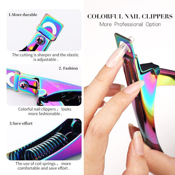 Colourful Nail Tips Clipper by BORN PRETTY