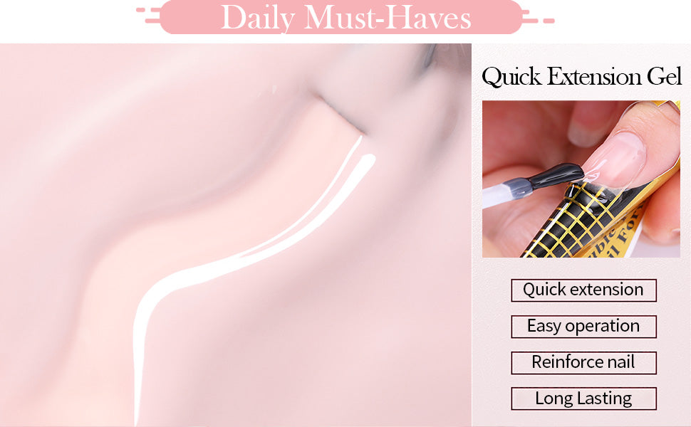 Quick-Building Nail Gel Kit [3 colour options]