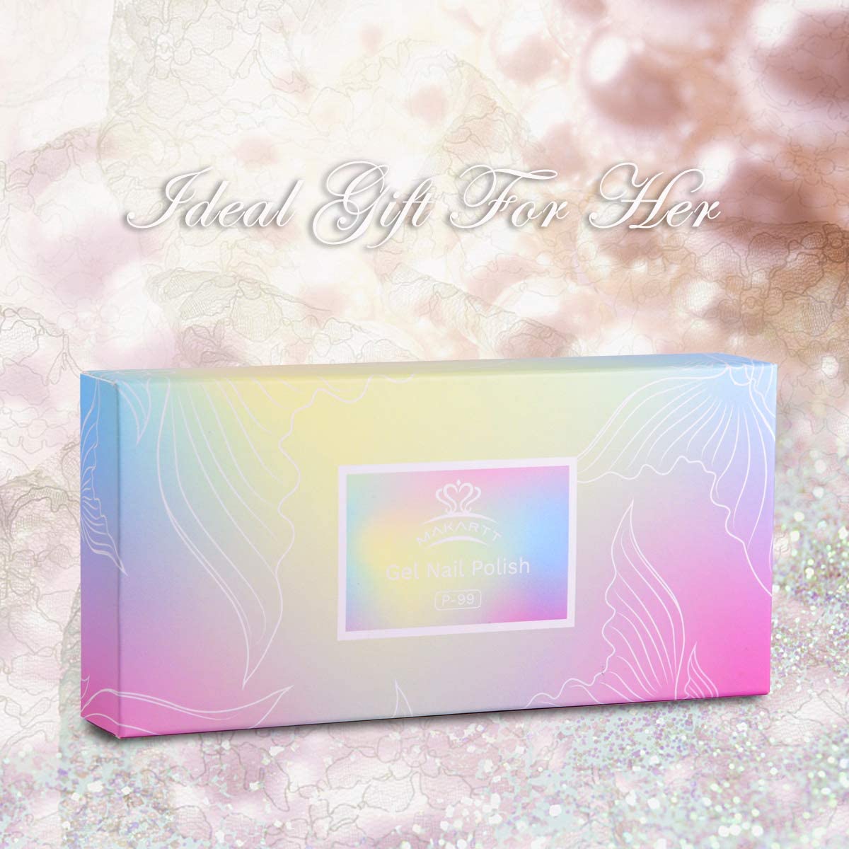 "Mermaid Gloss" 6-Colour Gel Polish Set