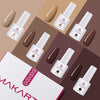 Load image into Gallery viewer, &quot;Classic Browns&quot; 6-Colour Gel Polish Set (FREE Base &amp; Top Coat)