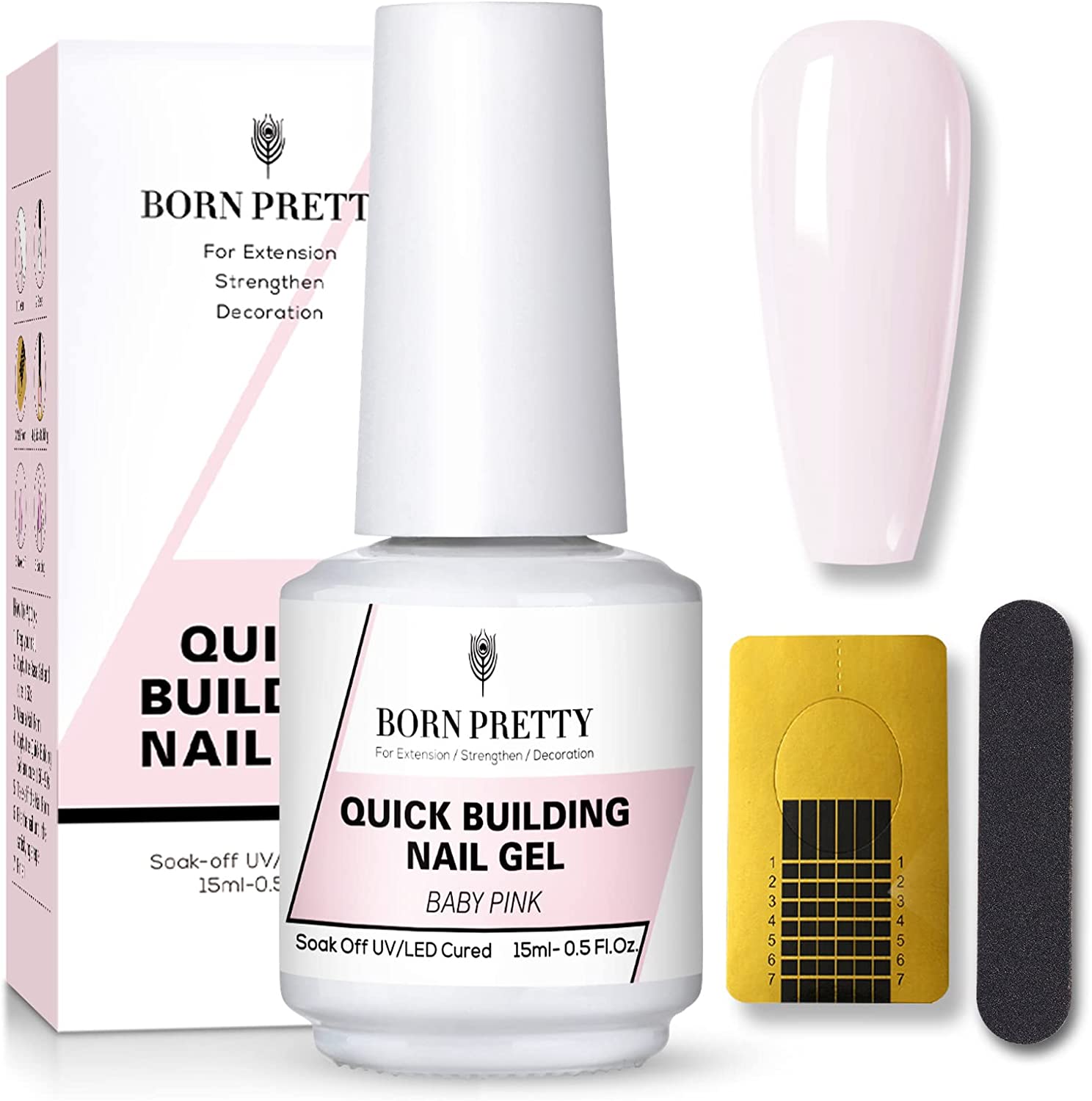 Quick-Building Nail Gel Kit [3 colour options]