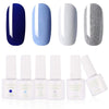 Load image into Gallery viewer, &quot;Ice Queen&quot; 4-Colour Gel Polish Set (FREE Top+Base)