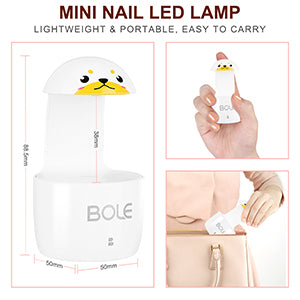 "CUTE" Single-finger UV/LED Nail Lamp (8W)