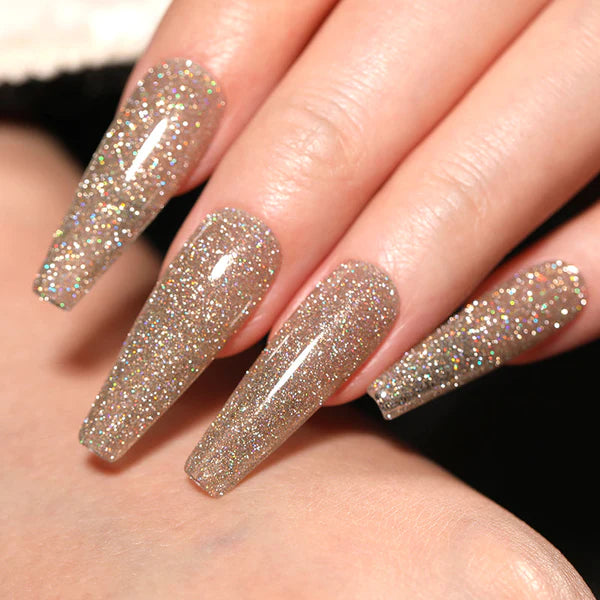 "Metallics" Reflective Glitter Gel polish (5 colours)