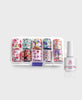 Load image into Gallery viewer, Nail Art Foil Glue with FLOWER FOIL Stickers Set