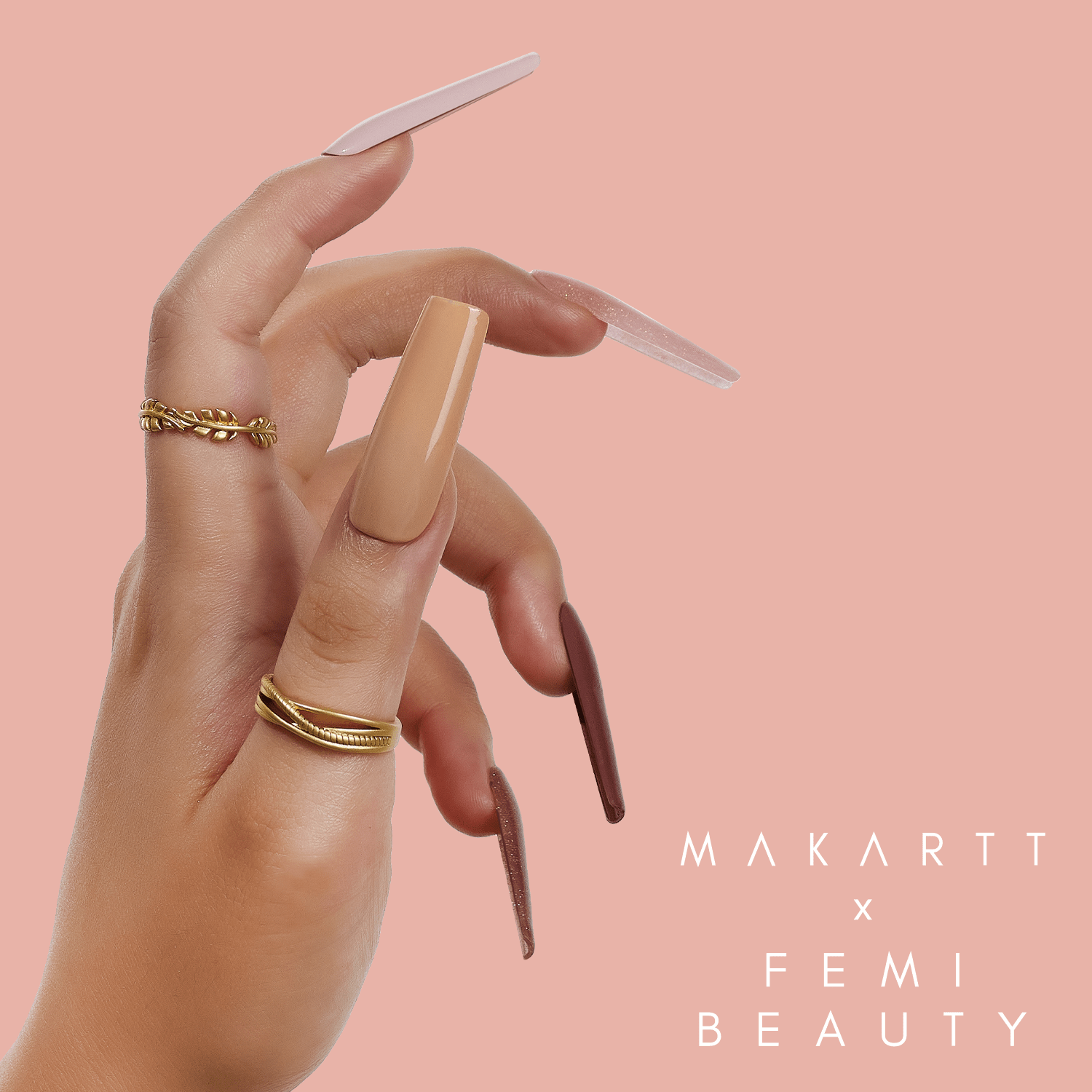 Femi Beauty x Makartt "Nude" Gel Polish Set