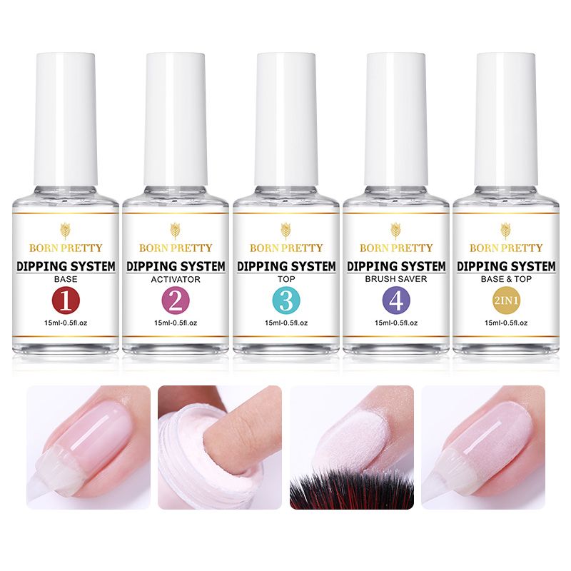 DIPPING SYSTEM (Base&Top Coat / Activator / Brush Saver)