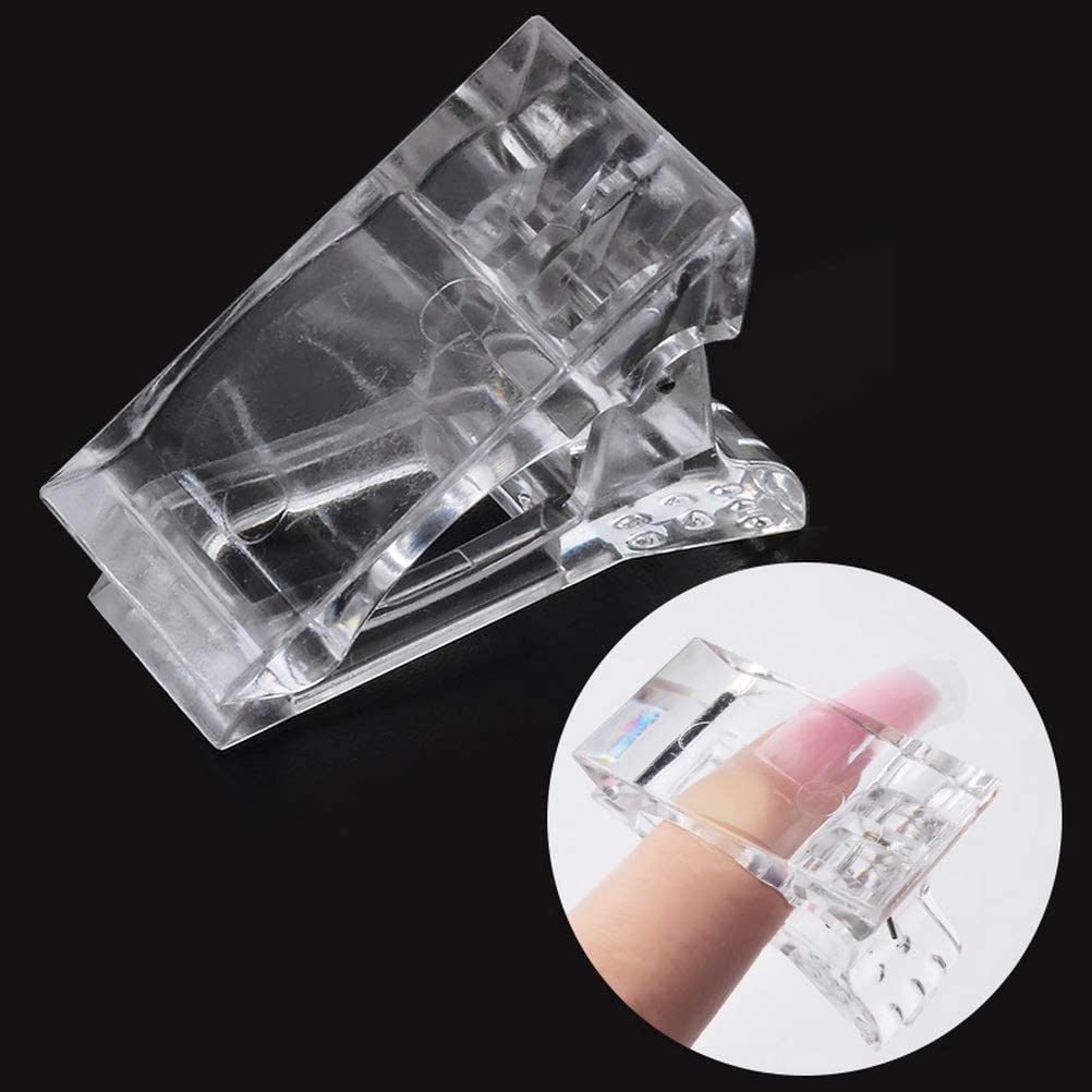New Nail Tips Clip for Quick Building Poly gel nail forms Nail clips for  poly gel Finger Nail Extension UV LED Builder Clamps - AliExpress