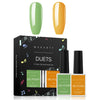 Load image into Gallery viewer, DUETS: Tea &amp; Yellow Gel Polish Set
