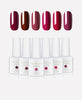 Load image into Gallery viewer, #GirlBoss Red 6-Colour Gel Polish Set