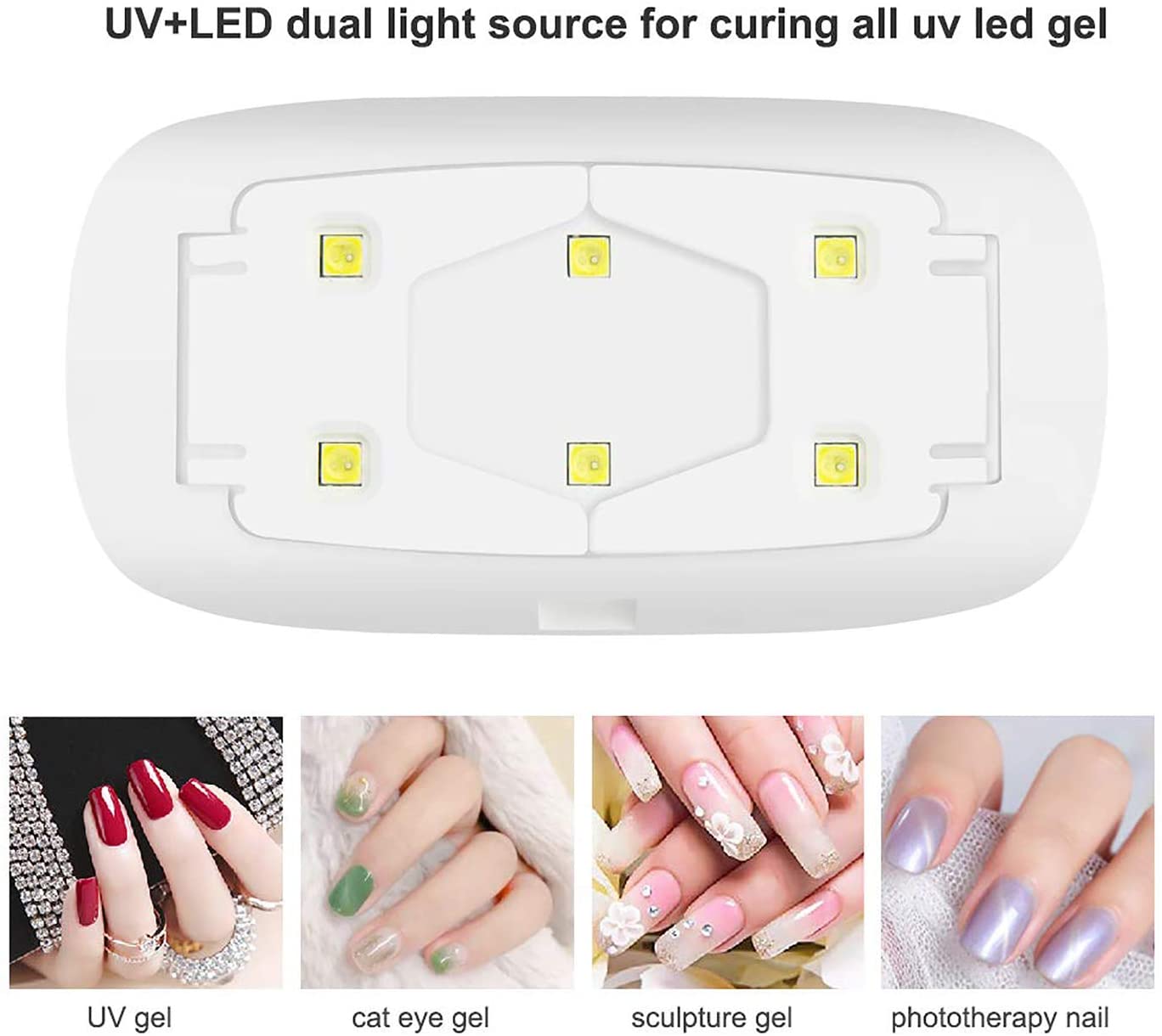 UV/LED (6W) Nail Lamps