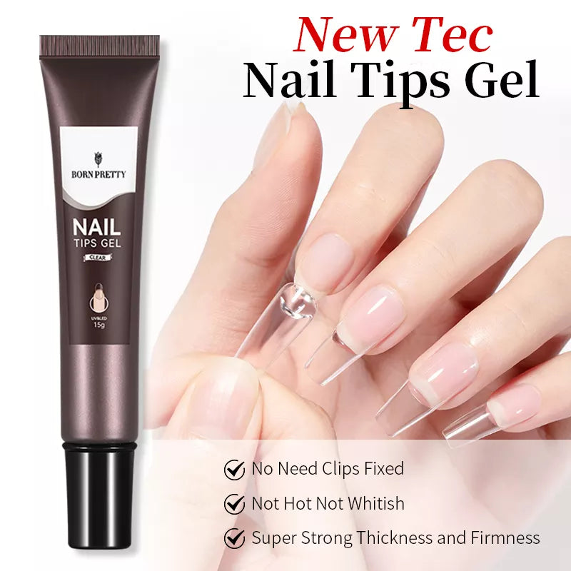 UV Nail Tips Gel Glue (Clear)