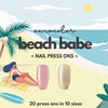 Load image into Gallery viewer, Beach Babe Press Ons (Short) - Nude &amp; Bronze Set
