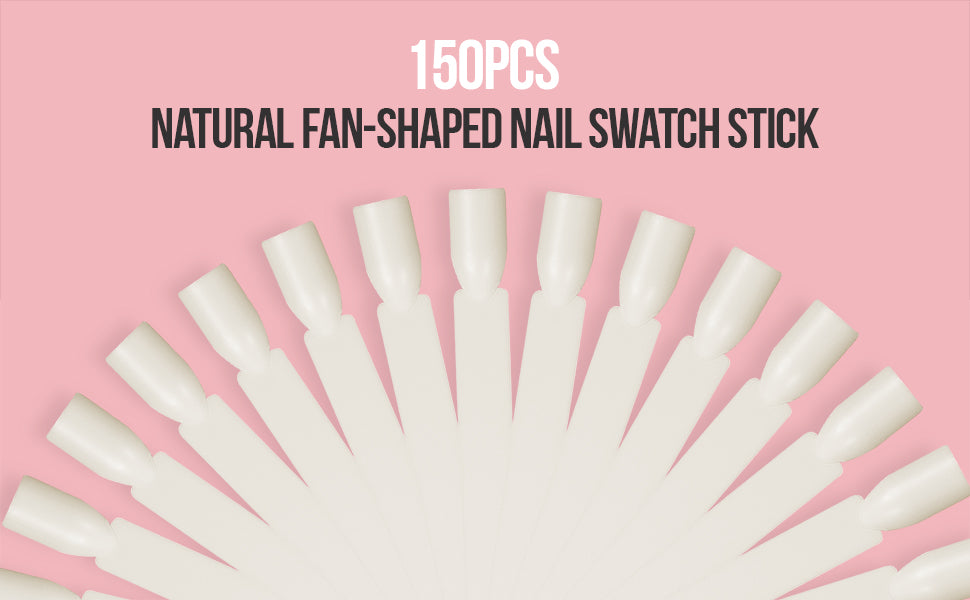 Coffin Swatch Sticks - Natural White (150pcs)