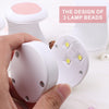 Load image into Gallery viewer, &quot;WHITE&quot; Single-finger UV/LED Nail Lamp (16W)