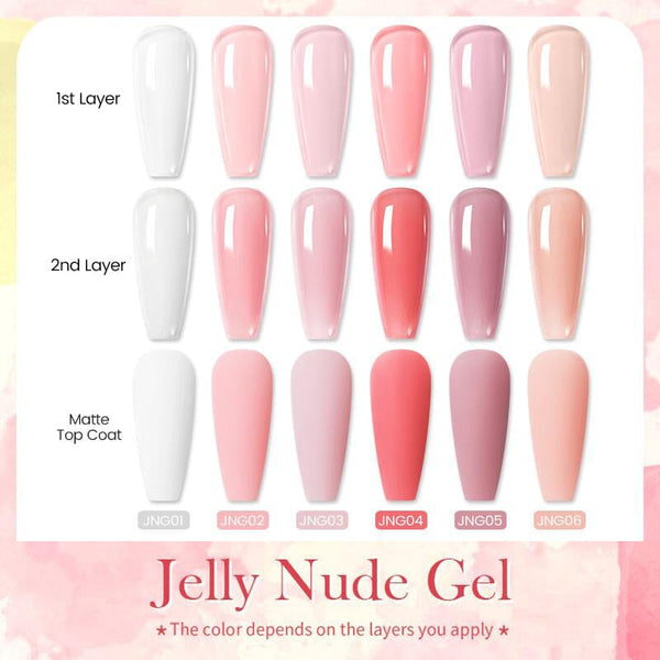 Jelly Nude Gel Polish (15ml)