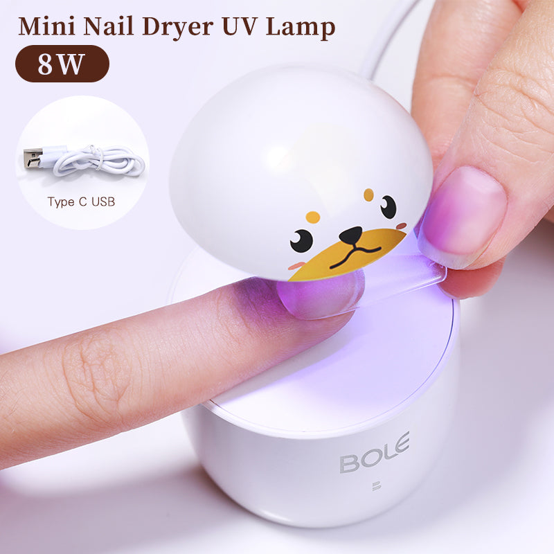 Mini Uv Led Nail Lamp Polish Nail Dryer Uv Gel Curing Lamp Usb