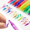 Nail Art Graffiti Brush Pens Set – GLITTER series (12pc)