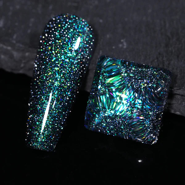 "Colourful" Reflective Glitter Flash Gel（9 colours)